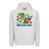 Dove Grey autism rex Premium Hoodie - BarkalooDesign