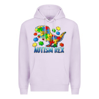 Lilac autism rex Premium Hoodie - BarkalooDesign