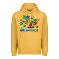 Mustard autism rex Premium Hoodie - BarkalooDesign