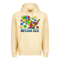 Pina Colada autism rex Premium Hoodie - BarkalooDesign