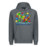 Rock autism rex Premium Hoodie - BarkalooDesign