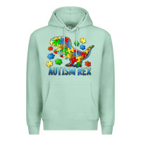 Seafoam autism rex Premium Hoodie - BarkalooDesign