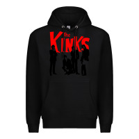 Black The Kinks Premium Hoodie - artisFamous