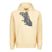 Pina Colada chicago typography neighborhood map Premium Hoodie - artisFamous