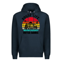 Navy car pogue life outer banks Premium Hoodie - artisFamous