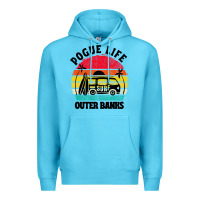 Ocean Blue car pogue life outer banks Premium Hoodie - artisFamous
