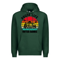 Sports Green car pogue life outer banks Premium Hoodie - artisFamous