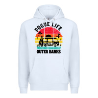 White car pogue life outer banks Premium Hoodie - artisFamous