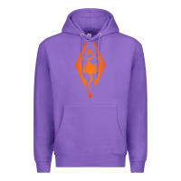 Purple skyrim elder scrolls oblivion Premium Hoodie - artisFamous
