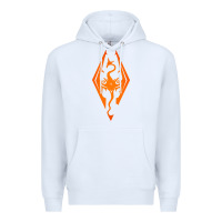 White skyrim elder scrolls oblivion Premium Hoodie - artisFamous