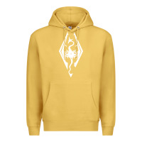 Antique Gold skyrim elder Premium Hoodie - artisFamous