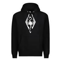 Black skyrim elder Premium Hoodie - artisFamous