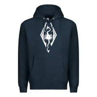 Navy skyrim elder Premium Hoodie - artisFamous