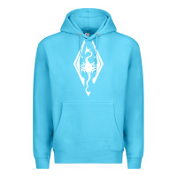 Ocean Blue skyrim elder Premium Hoodie - artisFamous