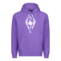 Purple skyrim elder Premium Hoodie - artisFamous