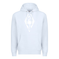 White skyrim elder Premium Hoodie - artisFamous