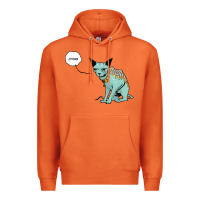 Carrot lying cat Premium Hoodie - artisFamous