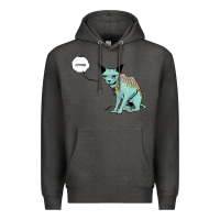 Charcoal Heather lying cat Premium Hoodie - artisFamous