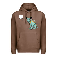 Chestnut lying cat Premium Hoodie - artisFamous