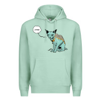 Seafoam lying cat Premium Hoodie - artisFamous