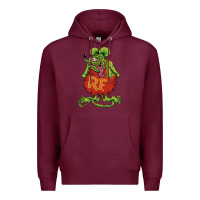 Burgundy classic rat fink Premium Hoodie - artisFamous