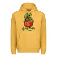 Mustard classic rat fink Premium Hoodie - artisFamous