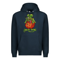 Navy classic rat fink Premium Hoodie - artisFamous