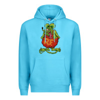 Ocean Blue classic rat fink Premium Hoodie - artisFamous