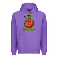 Purple classic rat fink Premium Hoodie - artisFamous
