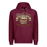 Burgundy mutton lettuce and tomato Premium Hoodie - artisFamous
