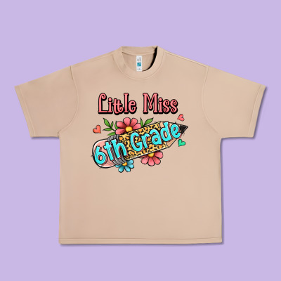 Little Miss Sixth Grade Urban Heavy Tee Designed By Ranaportraitstore