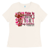 Bone this is how i fight my battles Ladies Tee - RacoonDesign