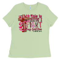 Matcha this is how i fight my battles Ladies Tee - RacoonDesign