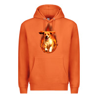 Carrot Dog In Fire Premium Hoodie - artisFamous