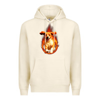 Tofu Dog In Fire Premium Hoodie - artisFamous