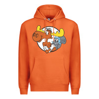 Carrot Vintage Rocky And Bullwinkle Premium Hoodie - artisFamous