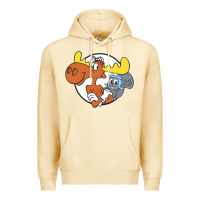 Pina Colada Vintage Rocky And Bullwinkle Premium Hoodie - artisFamous