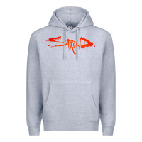 Heather Grey staind new Premium Hoodie - artisFamous