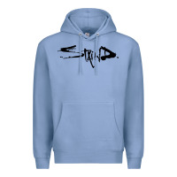 Colony Blue staind new Premium Hoodie - artisFamous