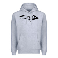 Heather Grey staind new Premium Hoodie - artisFamous
