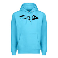 Ocean Blue staind new Premium Hoodie - artisFamous