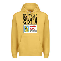 Antique Gold arthur library card classic rachelrae09 Premium Hoodie - artisFamous