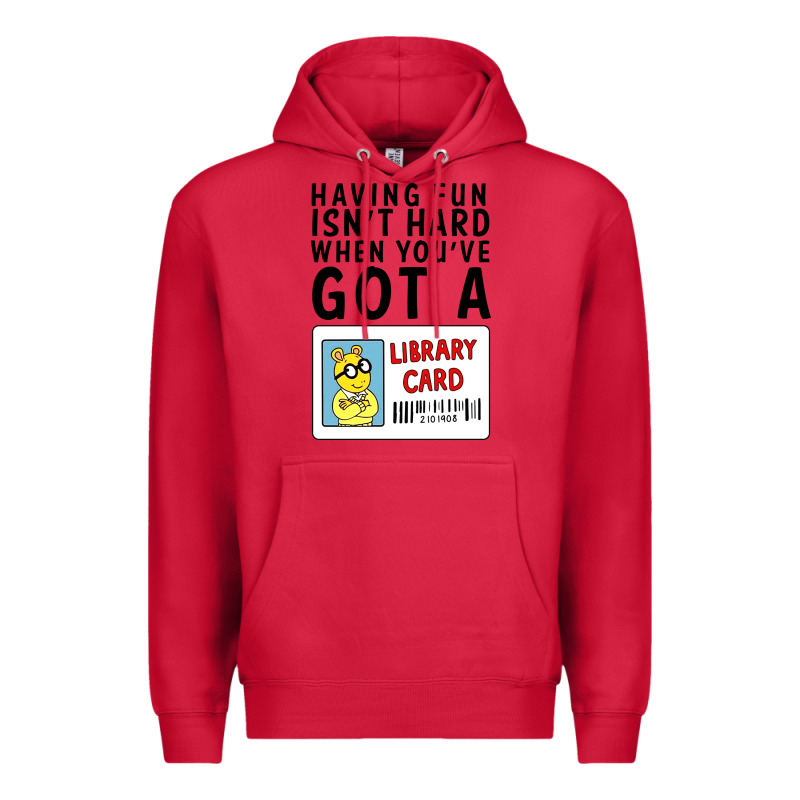 Arthur Library Card Classic Rachelrae09 Premium Hoodie by artisFamous | Teevron