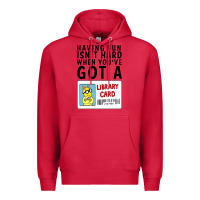 Cardinal arthur library card classic rachelrae09 Premium Hoodie - artisFamous