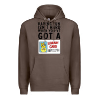 Coffee arthur library card classic rachelrae09 Premium Hoodie - artisFamous