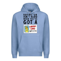 Colony Blue arthur library card classic rachelrae09 Premium Hoodie - artisFamous