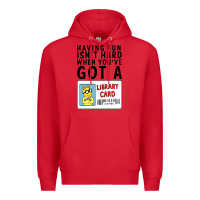 Red arthur library card classic rachelrae09 Premium Hoodie - artisFamous