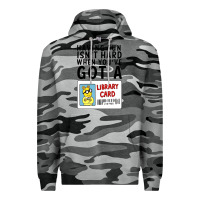 Slate Camo arthur library card classic rachelrae09 Premium Hoodie - artisFamous