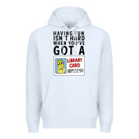 White arthur library card classic rachelrae09 Premium Hoodie - artisFamous