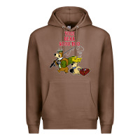 Chestnut yogi bear & boo boo Premium Hoodie - artisFamous